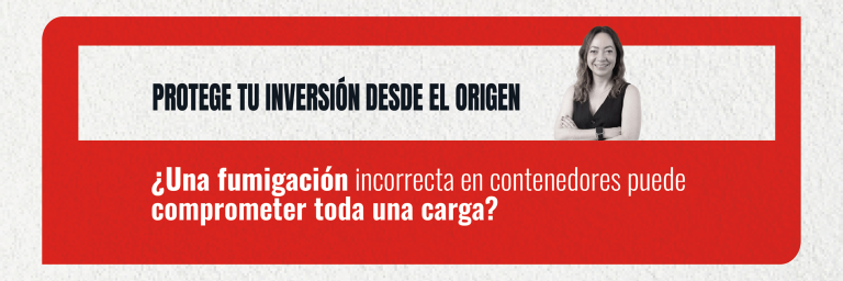¿Sabías que una fumigación incorrecta en contenedores puede comprometer toda una carga?